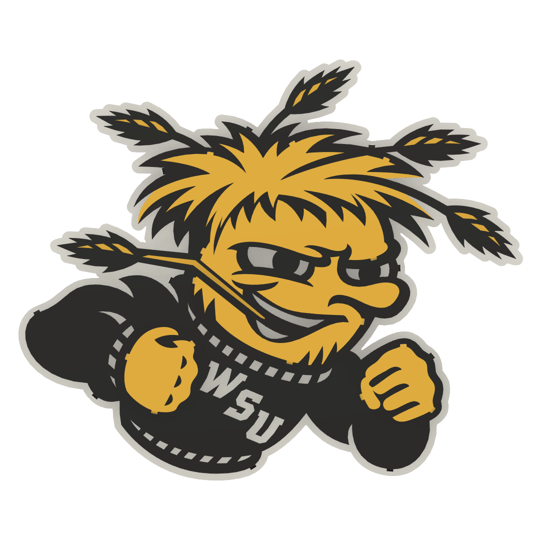 2011 WuShock Metal Wall Art: Wichita State University