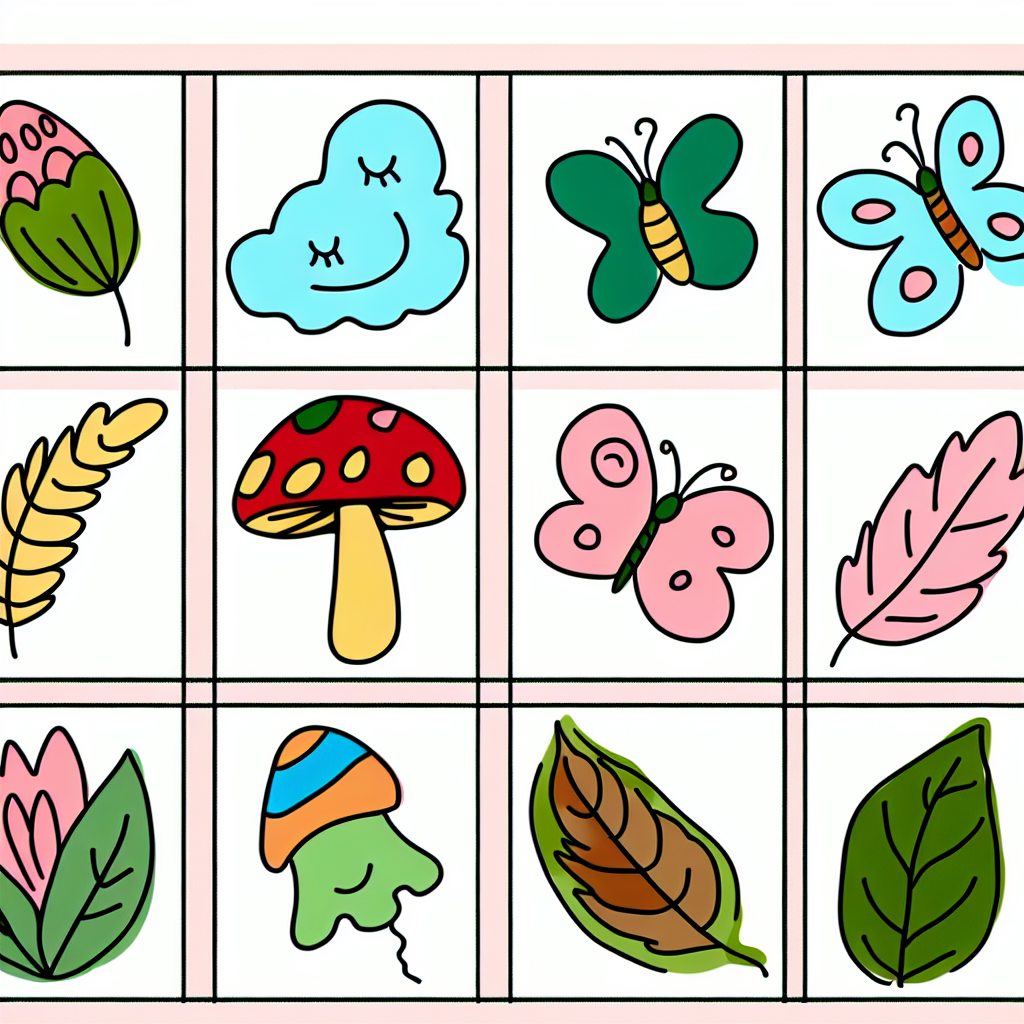 Backyard Nature Bingo