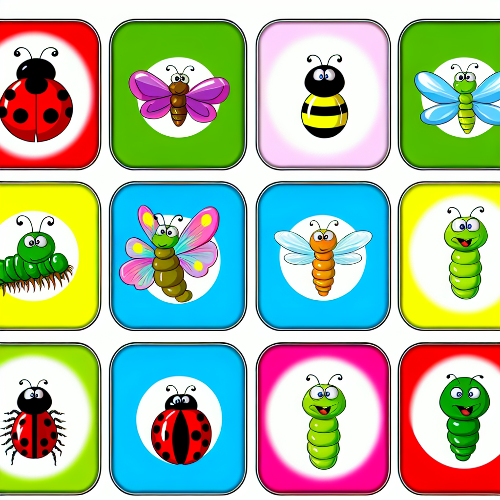 Bug Matching Cards