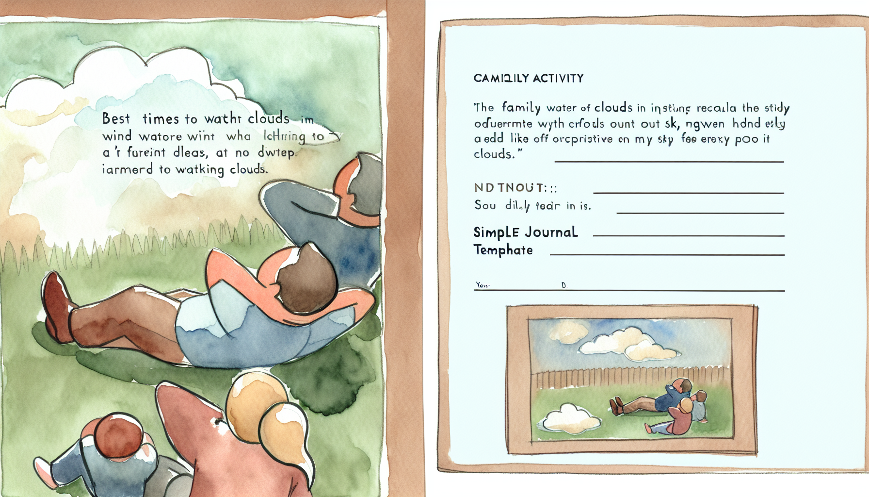 Cloud Watching Journal: The Zero-Prep Activity That Actually Calms Kids Down