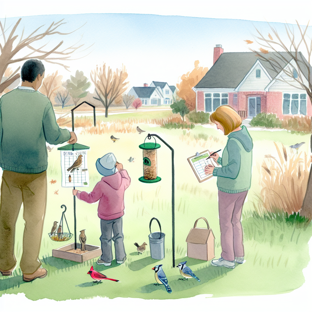 Bird Feeder Watch Log: Turn Your Backyard Into a Science Station
