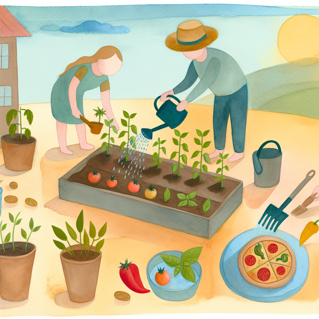 Pizza Garden Planter: Grow Your Own Pizza Toppings